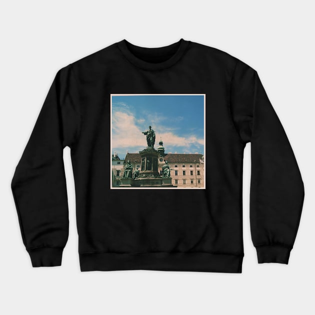 Beautiful Vintage Photography from Vienna Austria Europe Streets of Vienna Discover new places Travel the world Crewneck Sweatshirt by BoogieCreates